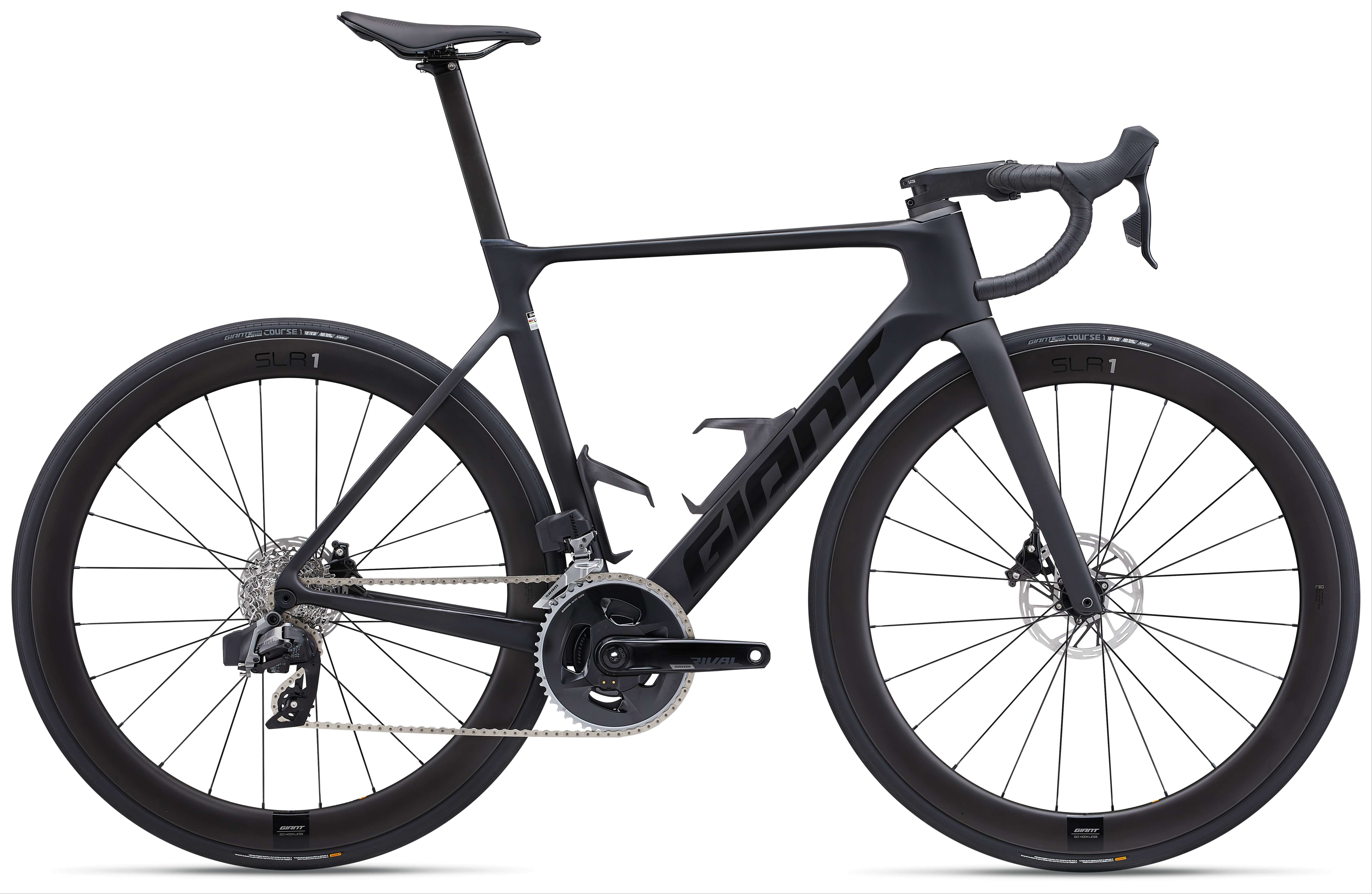 GIANT捷安特Propel Adv Pro 1碳纤维24速油碟电变弯把公路自行车 Matte Carbon