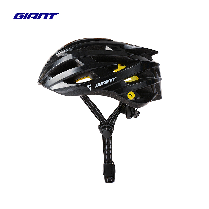 GIANT捷安特MECHA MIPS骑行头盔自行车公路车骑行装备 玛瑙黑