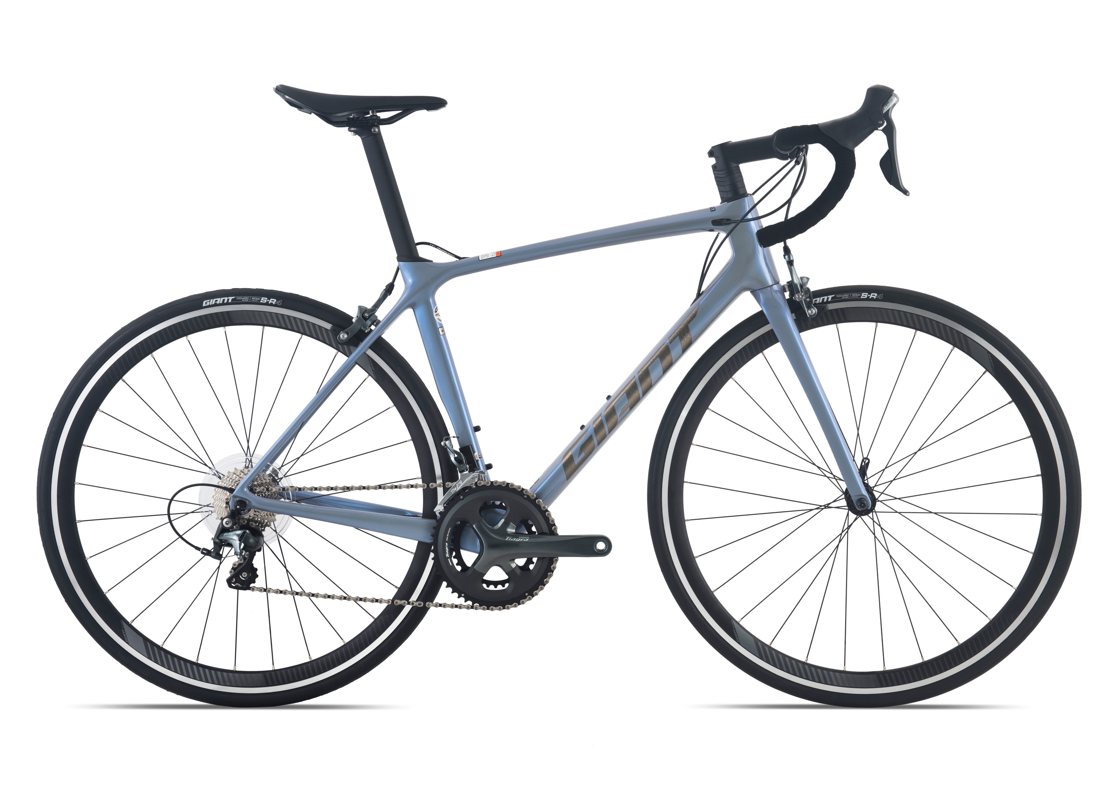 捷安特（GIANT）TCR ADV 3-GC碳纤维20速轻量竞技弯把公路车 灰珍珠蓝