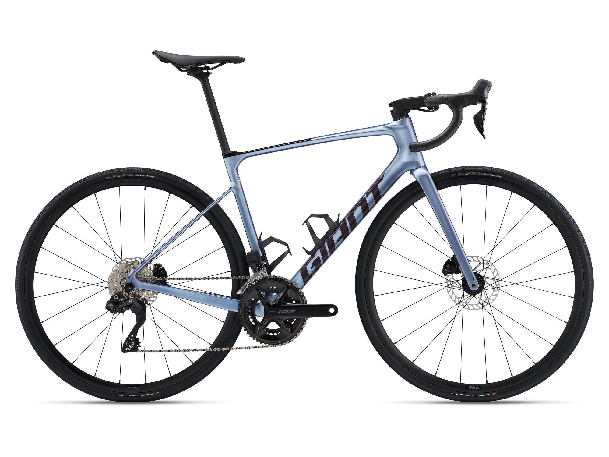 GIANT捷安特 Defy ADV 1碳纤维24速舒适长程电变弯把公路自行车 银色速度