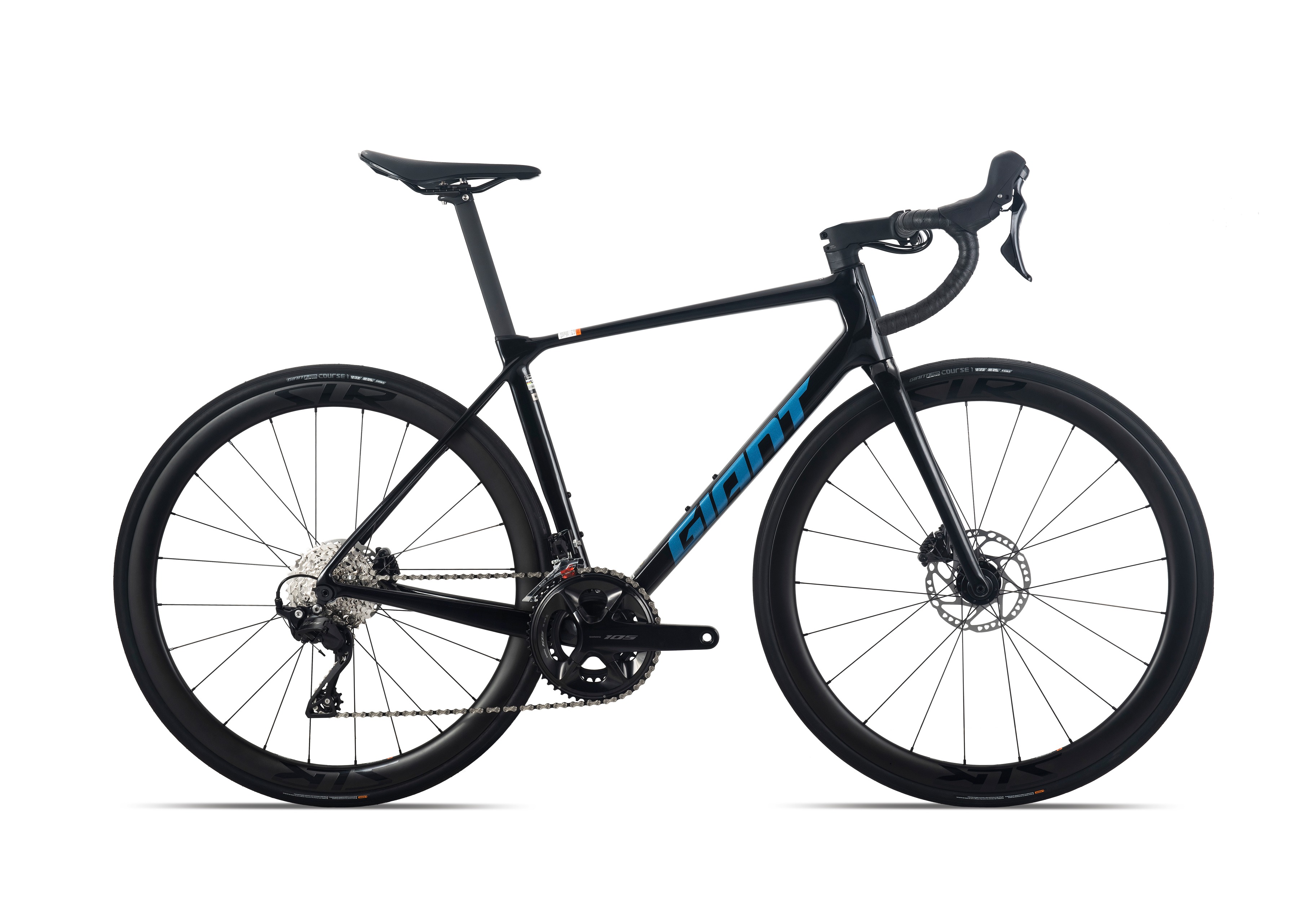 捷安特（GIANT）全新十代TCR Advanced 2+碳纤维24速轻量弯把公路车 碳纤维黑
