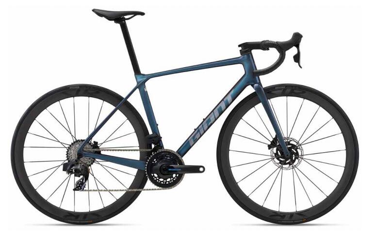 捷安特(GIANT) 十代TCR Adv Pro 0-AXS碳纤维24速电变弯把公路车 海洋暮光蓝