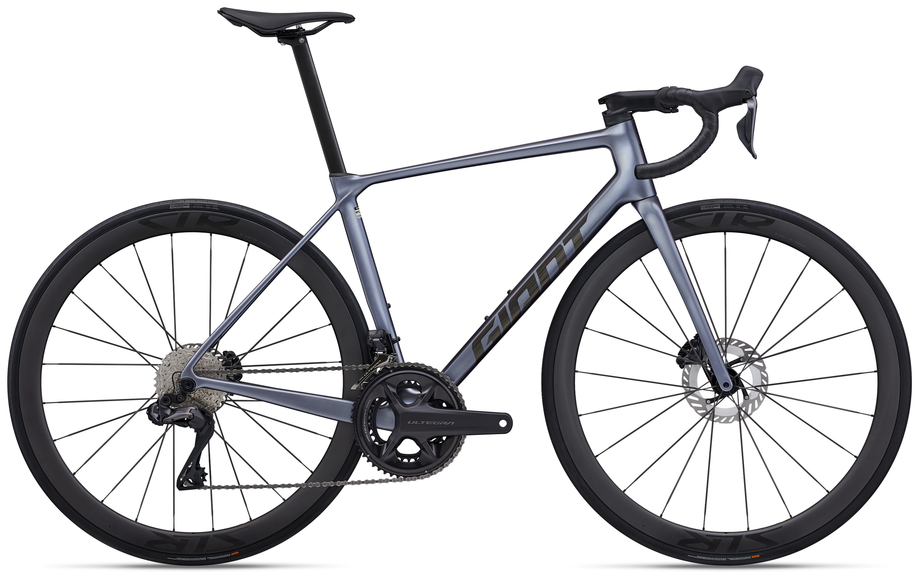 捷安特(GIANT) 十代TCR Adv Pro 0-Di2碳纤维24速电变弯把公路车 水星银