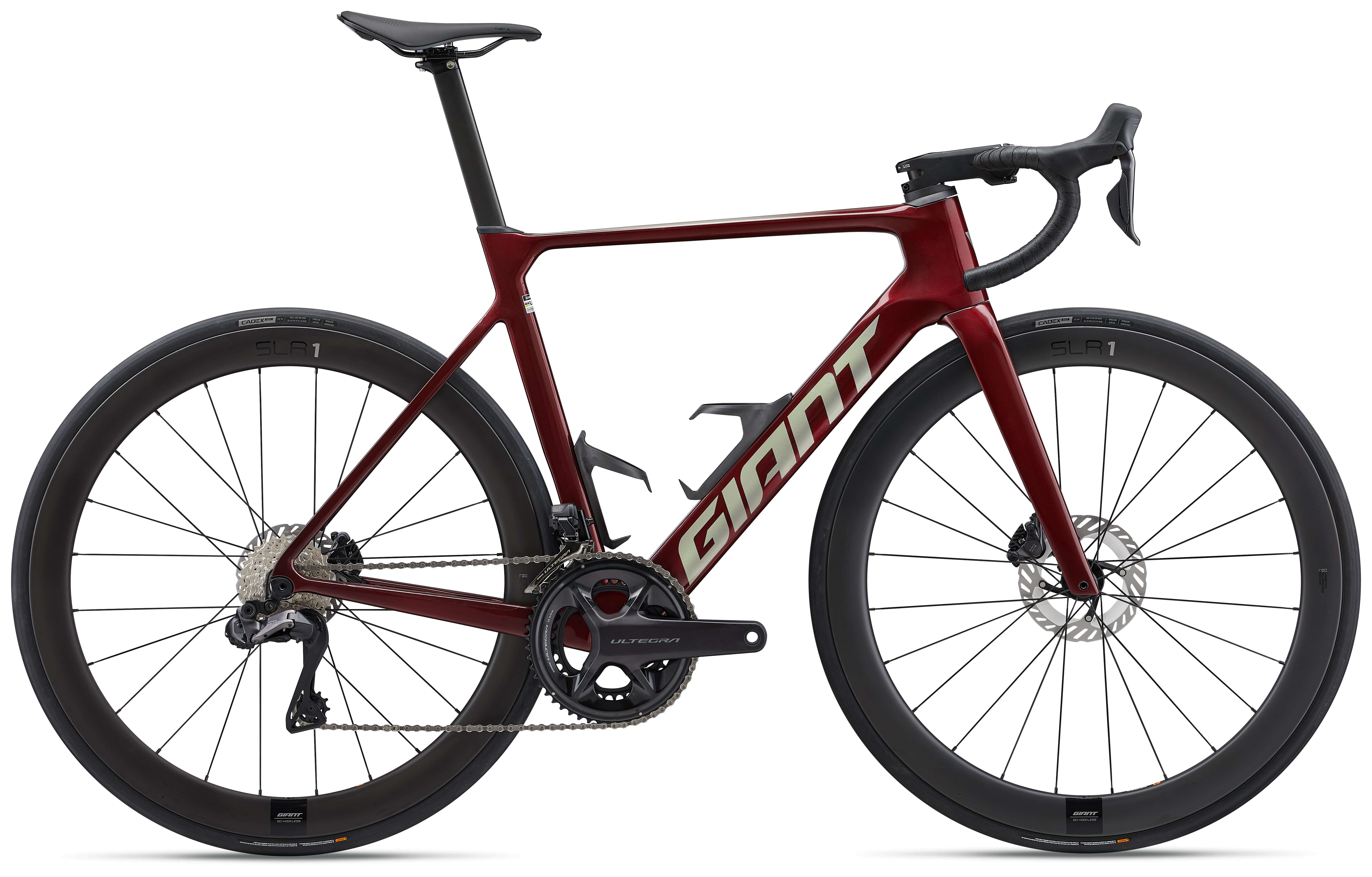 GIANT捷安特Propel Adv Pro 0碳纤维24速油碟电变弯把公路自行车 SANGRIA