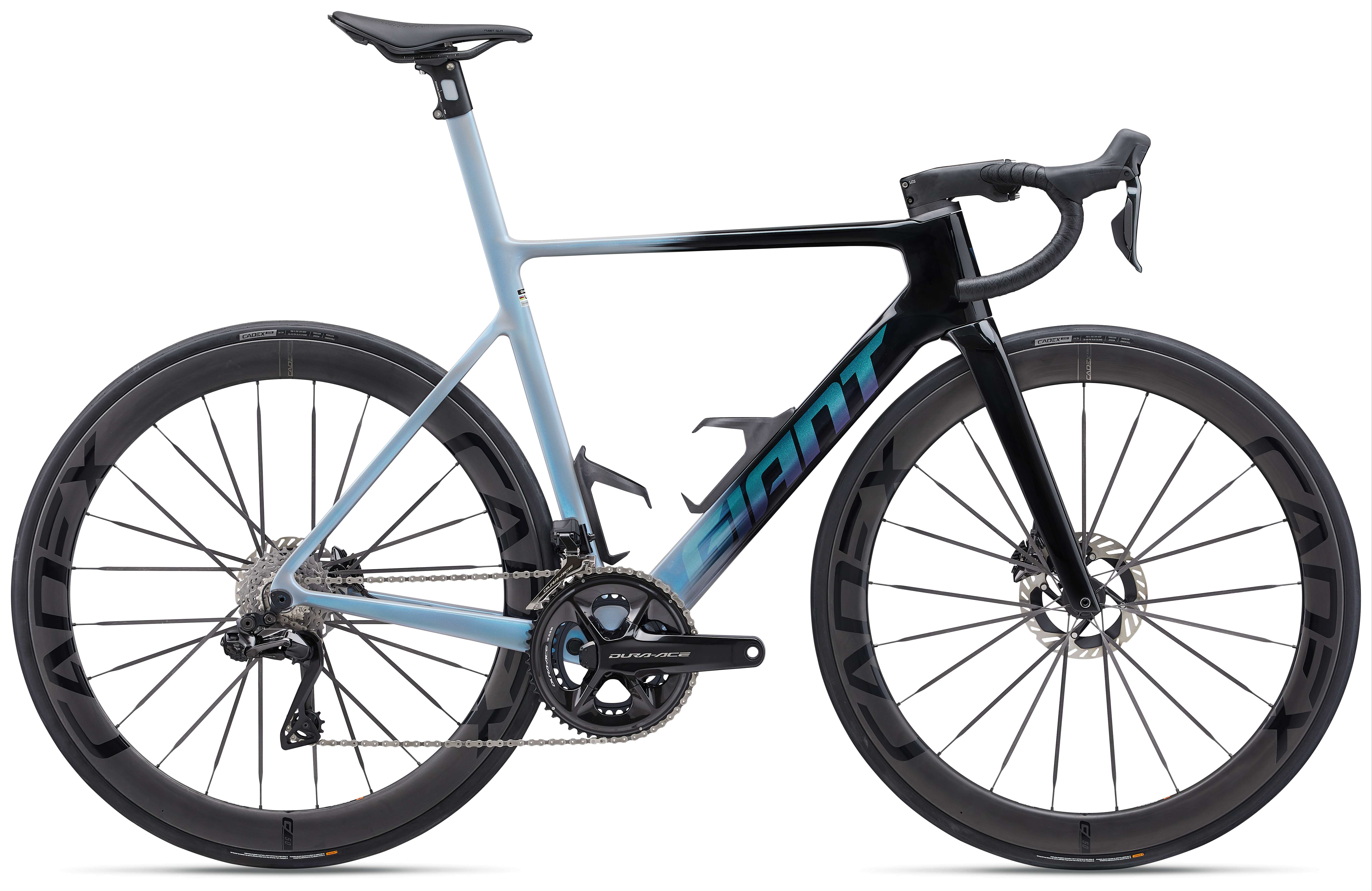 GIANT捷安特Propel Adv SL 0碳纤维24速油碟电变弯把公路自行车 BLACK/MOONSTONE