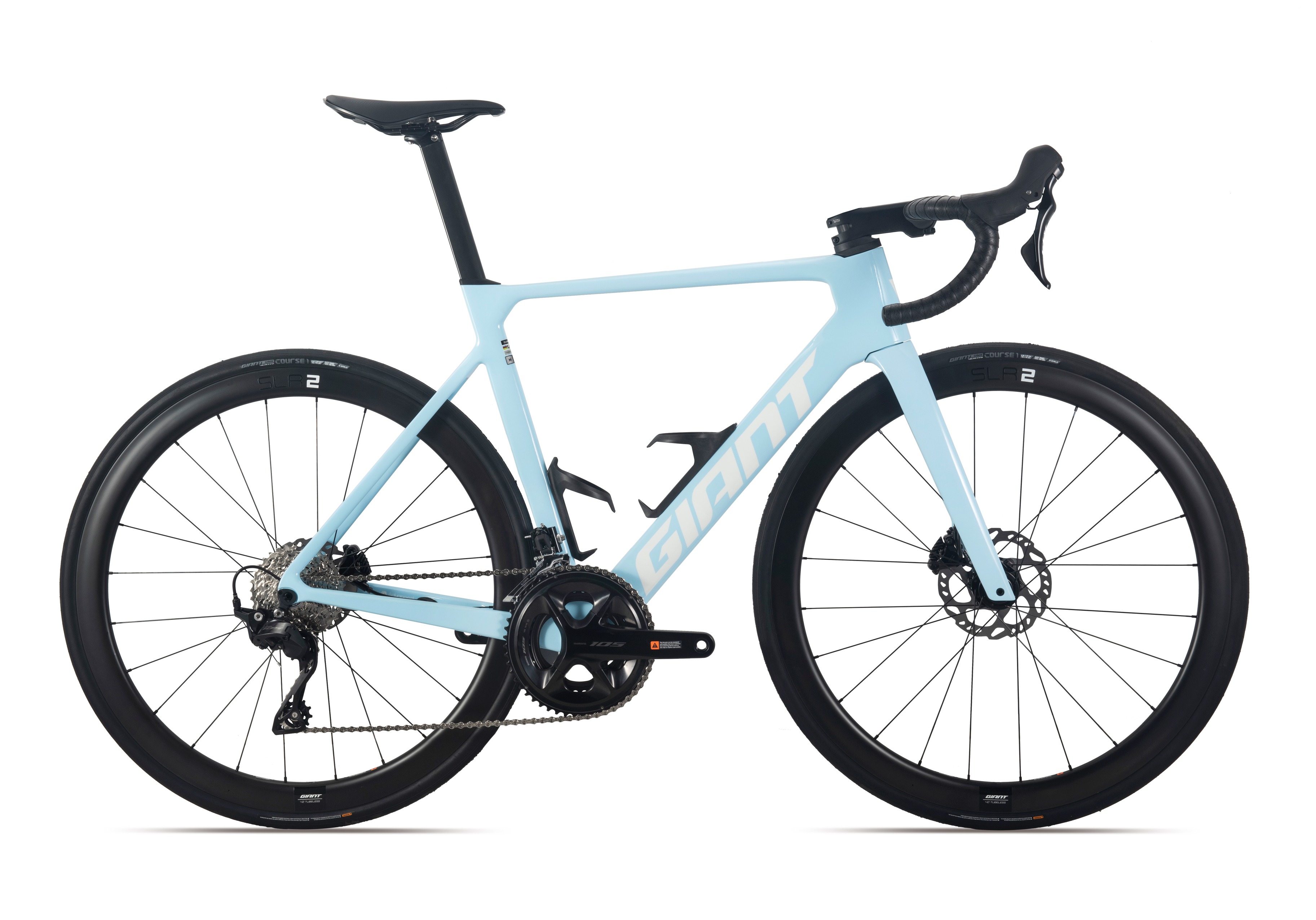 捷安特（GIANT）Propel Advanced 2X碳纤维24速空力弯把竞技公路自行车 宝贝蓝