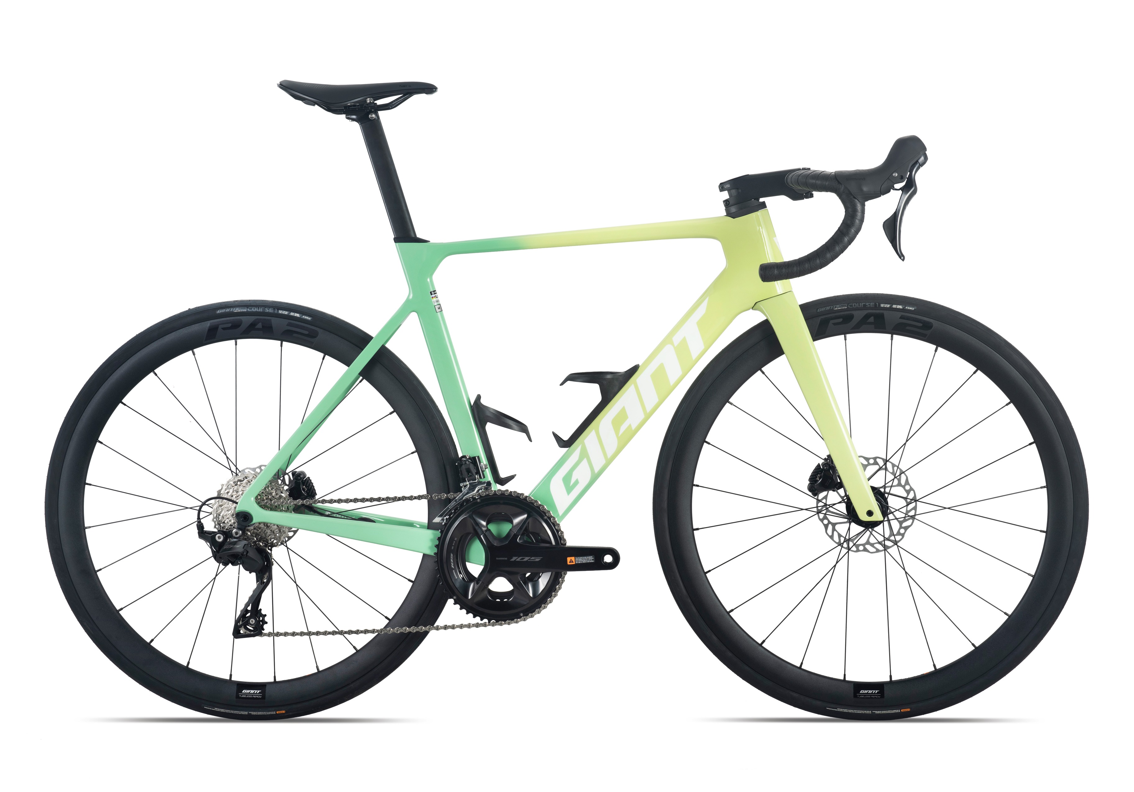 捷安特（GIANT）Propel Advanced 2碳纤维竞技弯把公路自行车 牛油果色