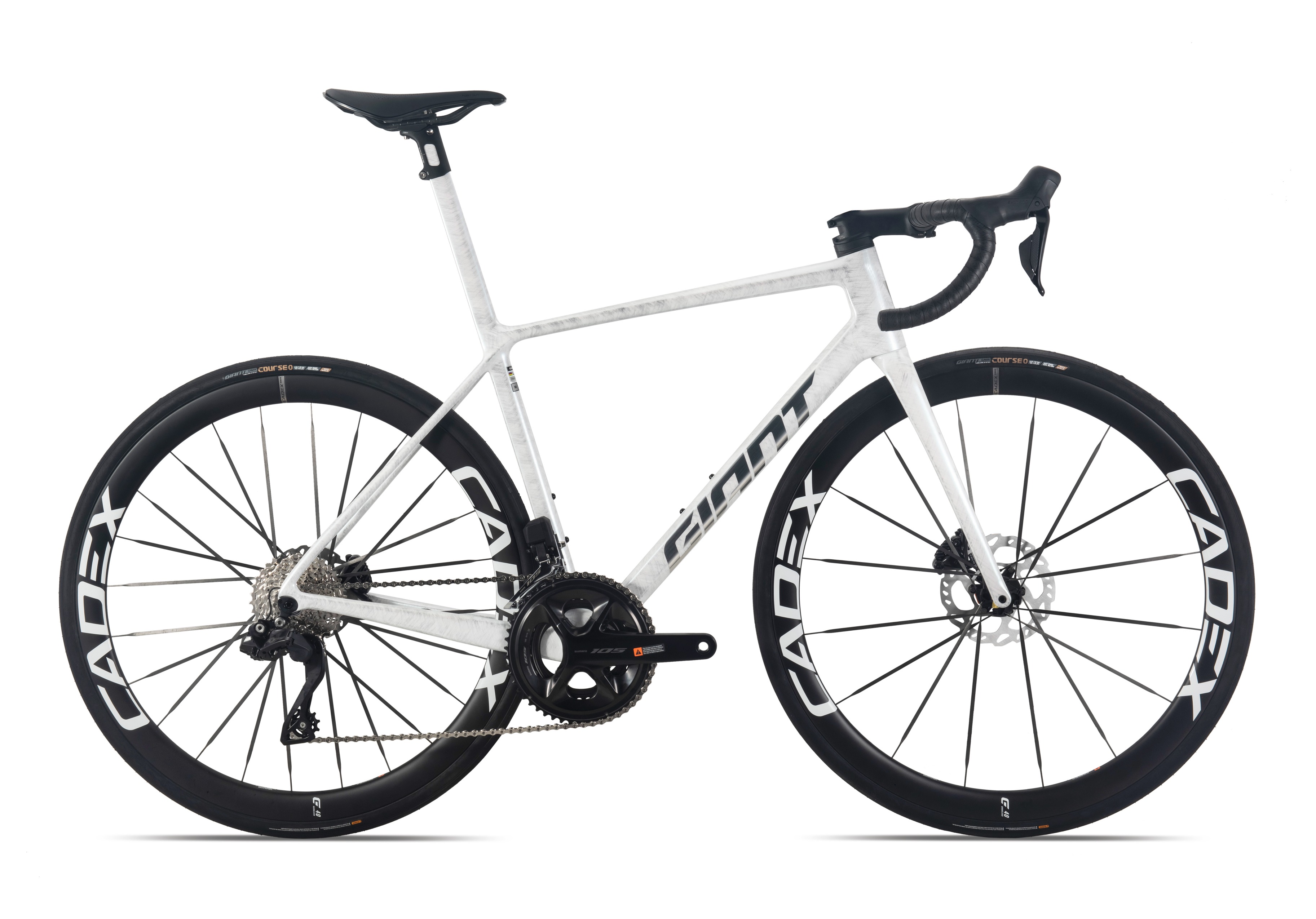 捷安特（GIANT）十代TCR ADV SL-GC碳纤维24速油碟电变弯把公路车 大理石