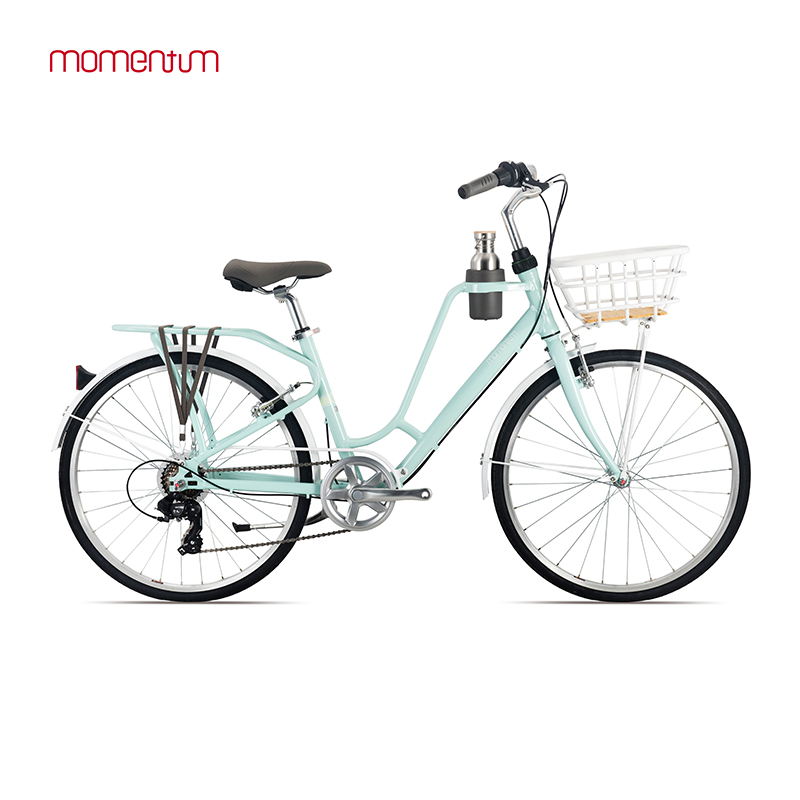 momentum莫曼顿 iNeed Latte 26-Spr拿铁7速休闲通勤女复古咖啡自行车春季限定