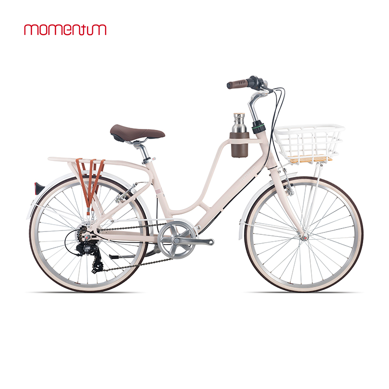 莫曼顿（momentum）iNeed Latte 24拿铁7速休闲通勤女复古运动咖啡铝合金自行车