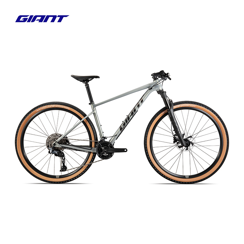 捷安特（GIANT）新款XTC SLR 2 油碟22速可锁定避震XC越野山地自行车 珠光灰金绿