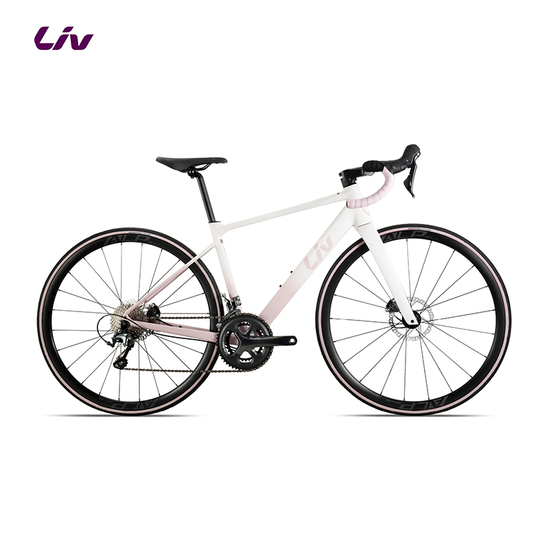 丽以芙（Liv）新款BeLiv 2+碳纤维前叉20速油碟全能型公路自行车