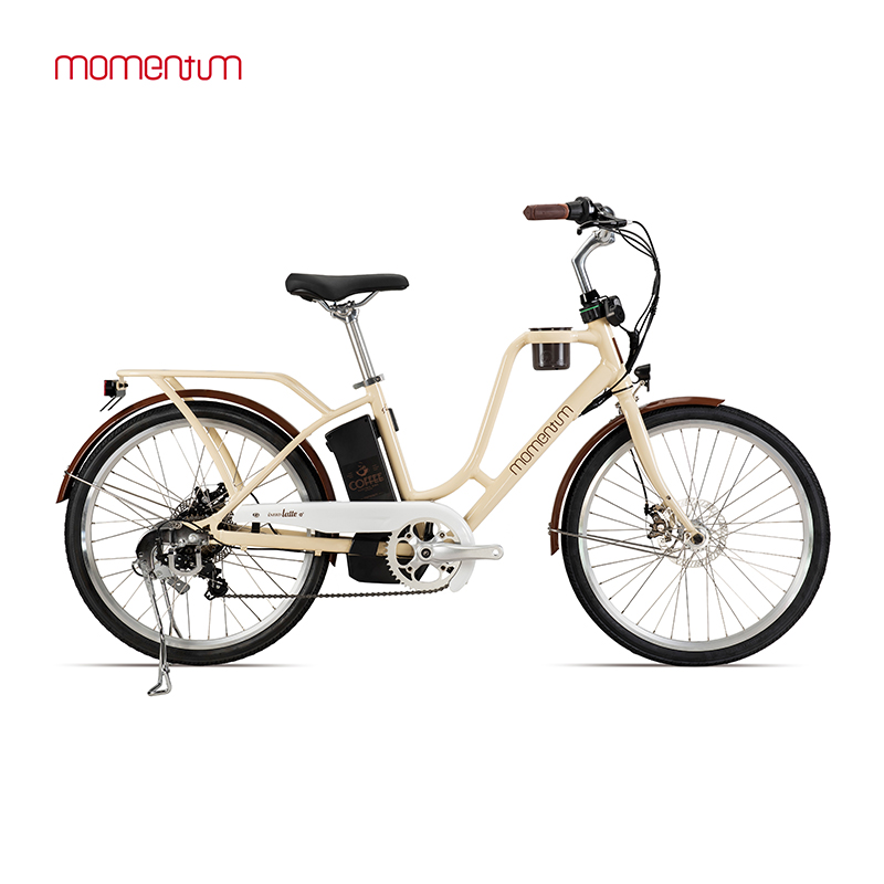 莫曼顿(momentum) Latte E+碟刹7速新国标锂电电动助力自行车