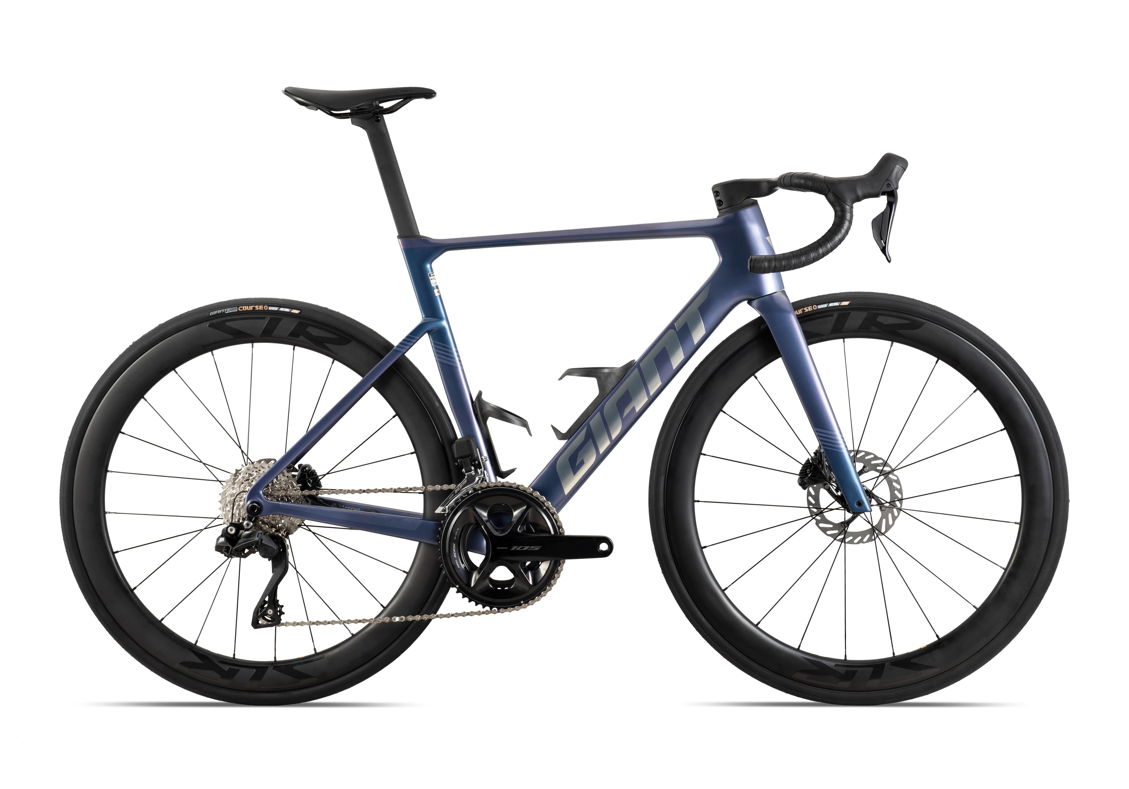 捷安特（GIANT）新款Propel Advanced 1电变24速竞技公路自行车 风暴紫色