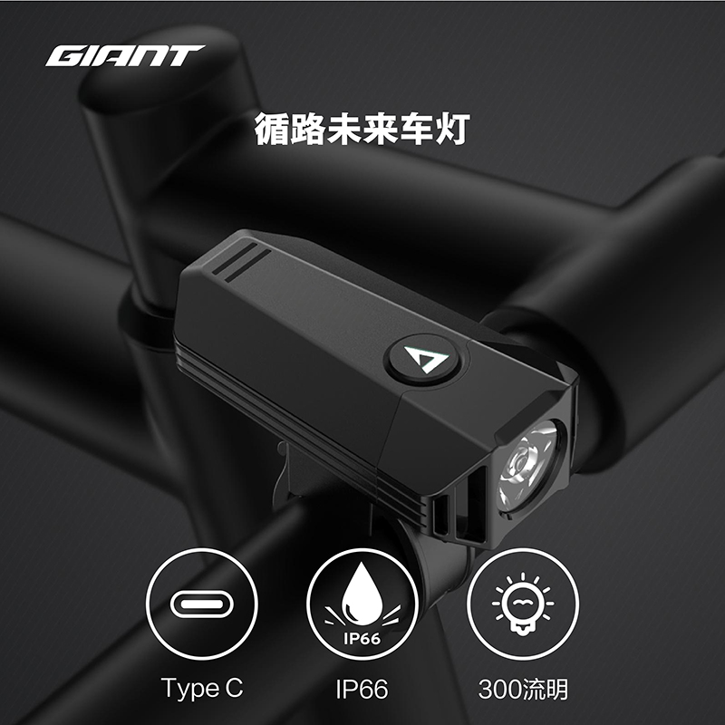 GIANT捷安特循路未来车灯IP66防水自行车车灯