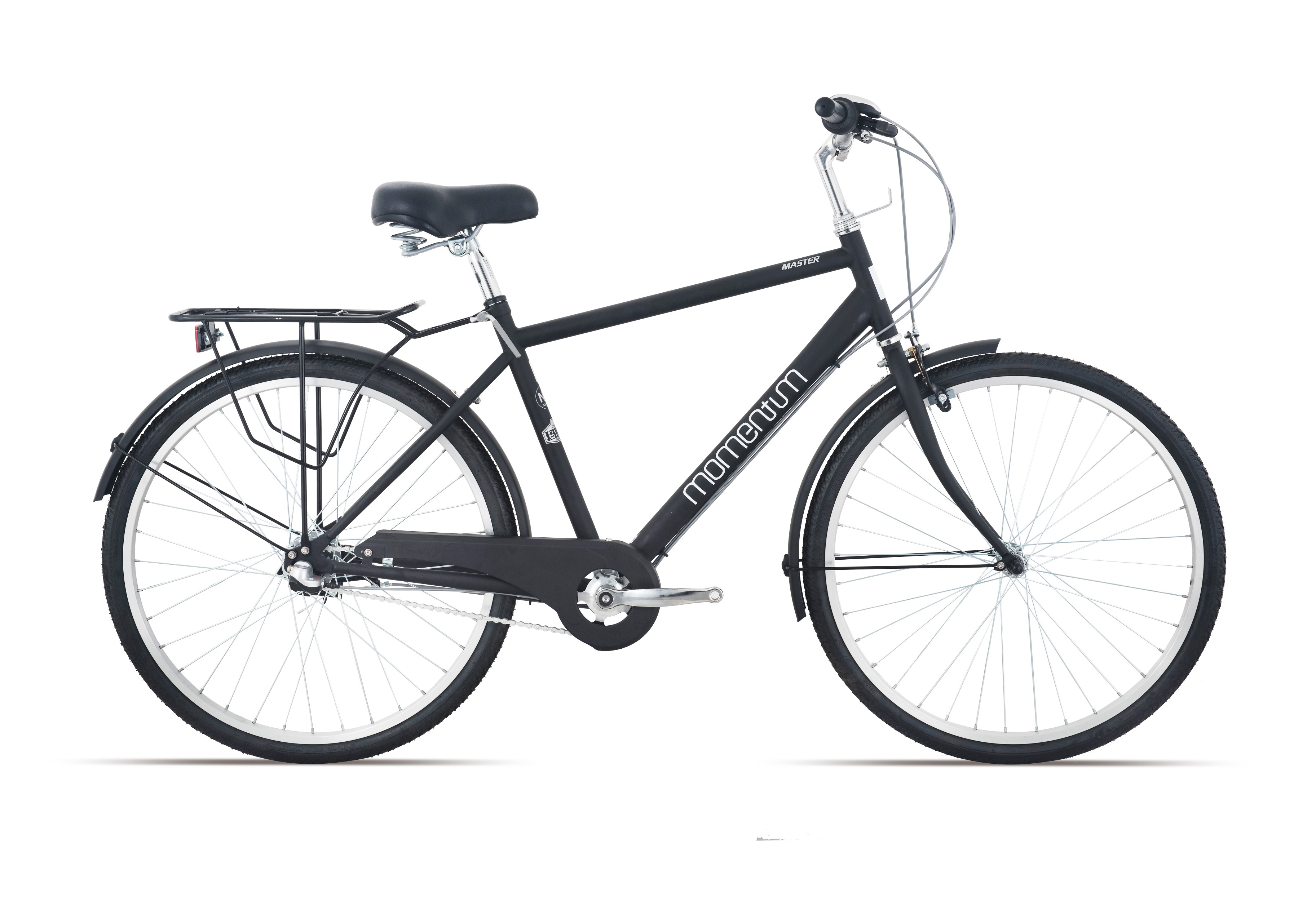 莫曼顿（momentum）iNeed Master N3城市内3速经典复古通勤自行车 全消光亮黑