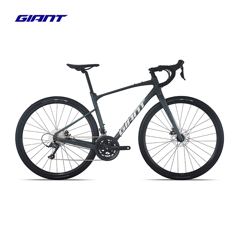 捷安特(GIANT)Revolt 2铝合金18速碟刹砾石弯把公路自行车