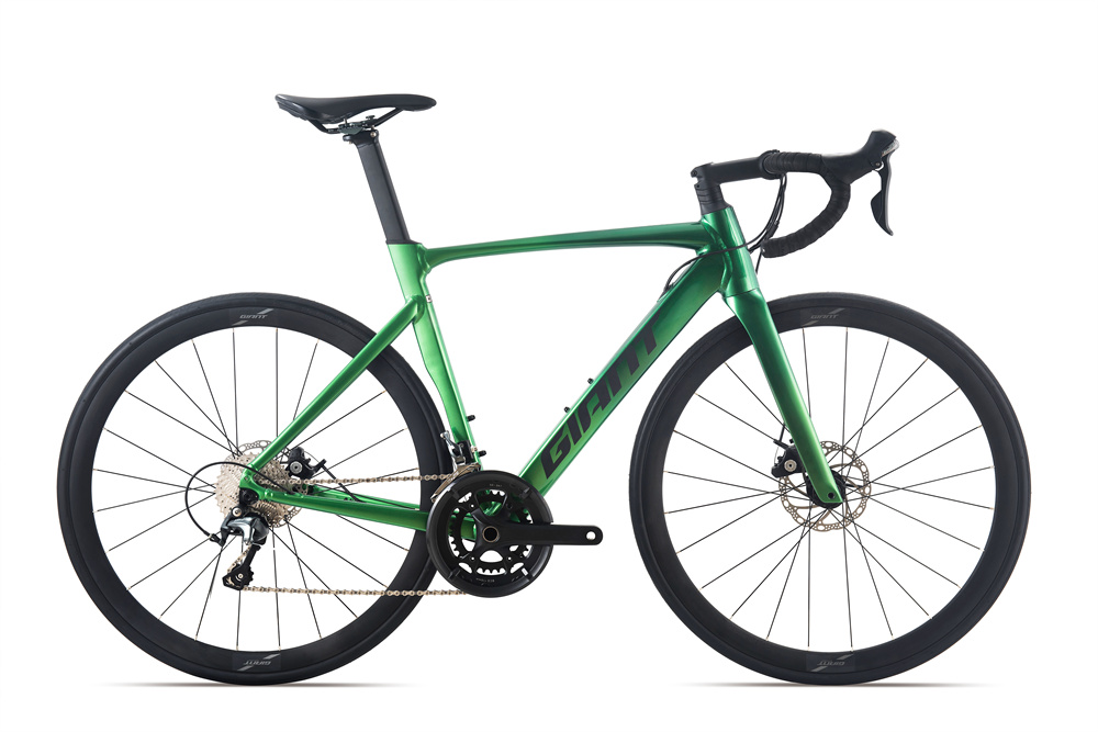 GIANT捷安特Propel SL 2 Disc竞技20速机械碟刹弯把公路自行车 科幻深绿/梦境银粉绿