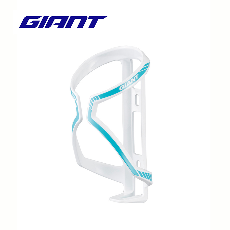 捷安特Airway Sport正开式水壶架 白/亮蓝