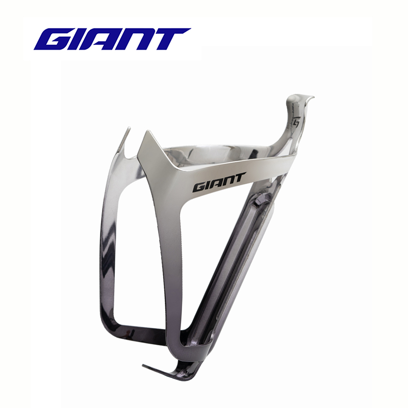 GIANT捷安特Aurora轻量铝合金水壶架 黑银